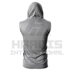 Sweats à capuche de gymnastique sans manches de haute qualité vêtements de fitness d'entraînement sweats à capuche sans manches de gymnastique personnalisés à la mode - Product Image 5