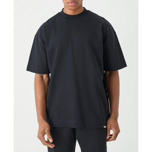 Camisetas de hombre en blanco de algodón 100% de alta calidad, camiseta de gran tamaño de peso pesado, camiseta personalizada con estampado - Product Image 4