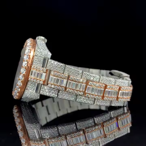 Nuevo VVS Iced Out Moissanite Diamond Watch Pass Diamond Tester Moissanite Muñeca Mecánica Regalo de Cumpleaños reloj de lujo - Product Image 3