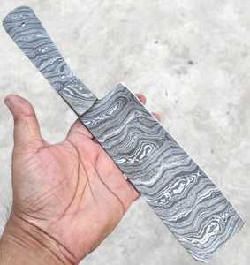 Personnalisé de haute qualité PEXMOO Nakiri couteau de boucher pleine soie lame en acier damas acier inoxydable manche en bois cuisine - Product Image 2