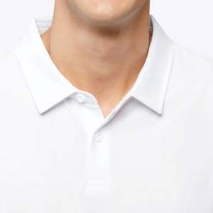 Polos con dobladillo curvo unisex Material de polialgodón duradero Aspecto elegante para todas las edades Perfecto para bordado de logotipo personalizado - Product Image 3