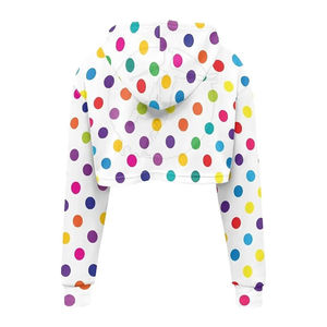 2025 nuevo estilo OEM Casual logotipo personalizado impresión Crop Top Sudadera con capucha de alta calidad mujeres Crop Top sudaderas con capucha de las mujeres - Product Image 2