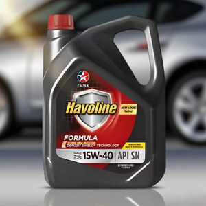 น้ำมันเครื่องฮาโวลีนสูตรโดย caltex SAE 15W-40 / 5W-30 SN API 4L พลาสติก (14กก.) ประสิทธิภาพสูงสำหรับรถยนต์ - Product Image 1