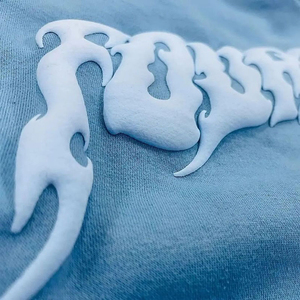 Top show alta calidad cómodo personalizado Puff impresión pulóver peso pesado minimalista sudadera para hombres - Product Image 3