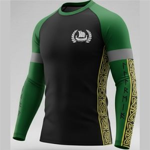 Custom Breathable Eco-Friendly Anti-UV UPF50+ <b>Swim</b> <b>Shirt</b> Long Sleeve Rashguard Compression with Spice Design - Product Image 4
