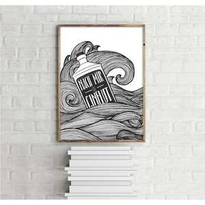 Impression d'art 'The Gin Flood' de Madeleine After Me, motif nature morte - Product Image 2