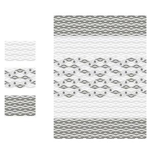 Carreaux muraux en céramique émaillée de cuisine design couleur blanche avec bulles 30x45cm - Product Image 2