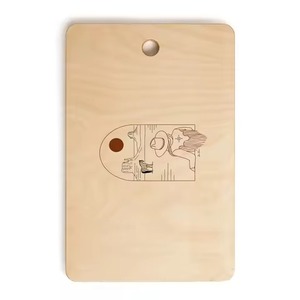 Adorable tabla de cortar impresa personalizada hecha a mano en alta calidad, perfecta para cocinas elegantes y preparación de alimentos moderna - Product Image 4