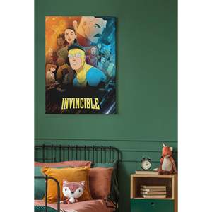 Affiches sur toile de style moderne invincible avec personnages pour décoration murale - Product Image 1