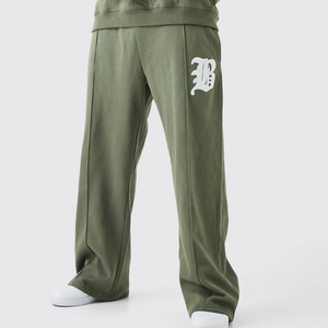 Vêtements de sport d'hiver sur mesure pour hommes, grande taille, coupe régulière, survêtement décontracté de haute qualité, veste respirante 100% coton, jogging - Product Image 4