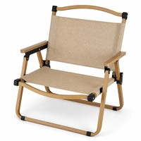 Chaise de jardin Kermit, structure en acier inoxydable, écologique, pour la plage, le pique-nique, la pêche