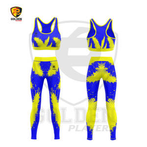 Vente en gros de vêtements de yoga et de fitness par sublimation vêtements de sport sexy pour femmes pantalons moulants et soutien-gorge personnalisés legging de sport de gymnastique à vendre - Product Image 3