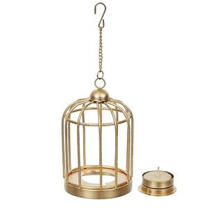 2024 producto de la mejor calidad oro Metal dolor trabajo portavelas linterna Festival hogar jardín balcón interior y boda decorar - Product Image 2