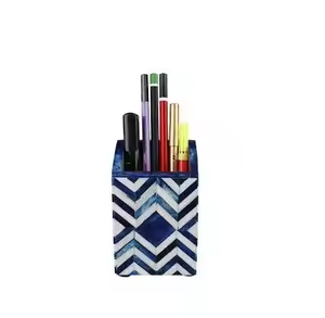 Bone Inlay Pen Holder Trad-nary Bone Inlay Pen Holder in Brown Latest Design <b>Desk</b> Pen Holder New Look by crescent <b>crafts</b> - Product Image 4