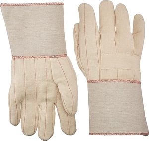 Guantes de Trabajo Resistentes de Triple Palma, Mezcla de Poliéster/Algodón, Protección Contra Altas Temperaturas, Secado Rápido, Transpirables, para las Cuatro Estaciones - Product Image 1