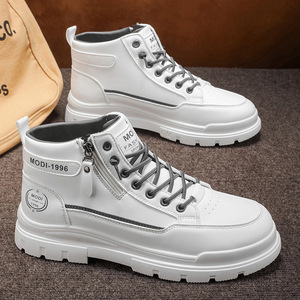 Chaussures de travail résistantes à l'usure pour chantier, confortables, imperméables, antidérapantes, avec dessus en fourrure, chaussures de randonnée et de sport pour hommes - Product Image 5