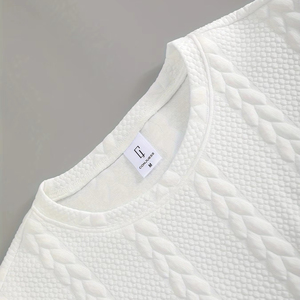 Conjunto de algodón de verano para hombre, traje informal de tela de secado rápido transpirable para vacaciones en la playa, tendencias 2025 para hombres - Product Image 4