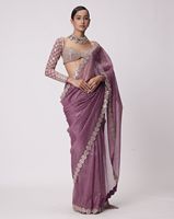 Dernier Bollywood traditionnel Designer Ethnique Georgette Saree Blouse Indian Fashion Exclusive Fancy Party Wear pour adultes