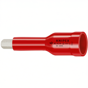 Knipex 1/2'' Internal Square Hexagon <b>Socket</b> for Hexagonal <b>Socket</b> Screws - Product Image 2
