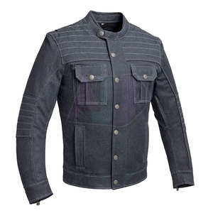 High Quality 100% Cotton Windproof Breathable <b>Jeans</b> Jacket <b>for</b> <b>Men</b> Modern Look Comfortable Feel Long Lasting Use Casual Front - Product Image 1