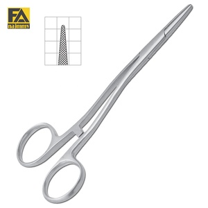 Porte-aiguille chirurgical en acier inoxydable, instrument manuel à mâchoires dentelées, usage en chirurgie générale, certifié CE Classe I - Product Image 3