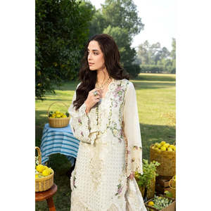 Salwar Kameez de Algodón Bordado Chikankari Premium Elaf, Estilo PK, ELY-3A TC-1629 - Product Image 3