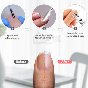 Empujador de Cutículas Preciso con Curva Suave para una Preparación Perfecta, Empujador de Cutículas de Forma Clásica con Tacto Suave - Product Image 5