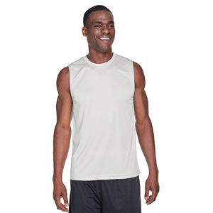 Camiseta sin mangas para hombre, camiseta muscular Shooter Tank Dri, camiseta que absorbe la humedad UV 40 +, camisetas, camiseta sin mangas, chaleco de gimnasio - Product Image 4
