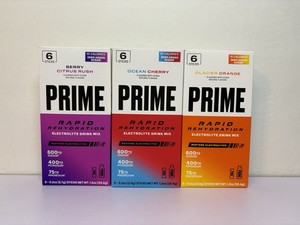 <b>New</b> <b>Prime</b> Hydration Rapid Rehydration Sticks Box 3 Pack Lot USA Powder Drink Mix - Product Image 5