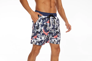 Custom <b>Mens</b> <b>Camo</b> Print <b>Shorts</b> With Pockets Gym Training Running Workout Sportswear Quick Dry Fitness Casual Mesh <b>Shorts</b> Logo - Product Image 3