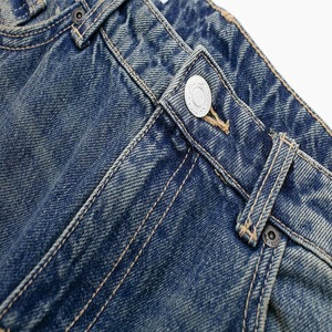 กางเกงยีนส์ขาตรงสำหรับผู้หญิงกางเกงยีนส์เอวสูงสำหรับผู้หญิงดีไซน์ล่าสุดออกแบบได้ตามต้องการ - Product Image 5