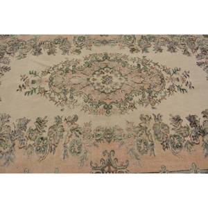 Classique Beige Vert 5.7X6 pieds Vintage Tapis Turc Laine Grande Zone Patchwork Motif avec Support En Latex pour Couloir Chambre Utilisation - Product Image 5