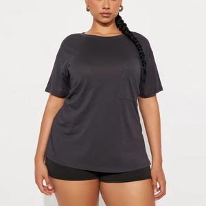 T-shirts pour femmes 100% coton de haute qualité à bas prix, prix de gros, vêtements longs avec motifs 3D, tissu de haute qualité - Product Image 3
