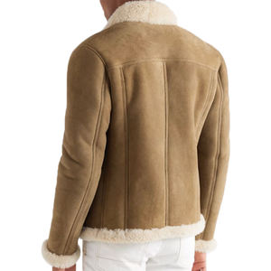 Chaqueta de cuero de motocicleta de piel de oveja ajustada para hombre de alta calidad chaqueta de Moto de calle de lona con soporte informal inteligente de motorista clásico - Product Image 3