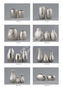 แจกันดอกไม้ทำจากอลูมิเนียมนิกเกิลส่งตรงจากโรงงาน - Product Image 5