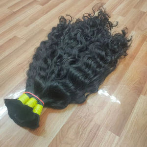 Extensions de cheveux bouclés vierges d'Inde du Sud authentiques, naturellement douces et cuticules intactes - Product Image 1