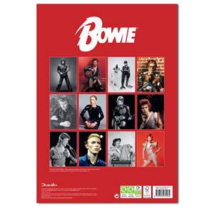 Calendrier mural de bureau David Bowie 2025, calendrier en papier imprimé pour utilisation promotionnelle, cadre photo - Product Image 1