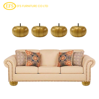 Lot de 4 pieds de canapé en bois de style Mid-Century de 7.5cm pour chaise, armoire, table à manger, couleur personnalisée, service OEM disponible