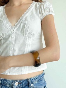 Bracelets et joncs en résine pour femmes, nouvelle collection, bijoux de style ange pour les fêtes et les mariages, haute qualité - Product Image 5