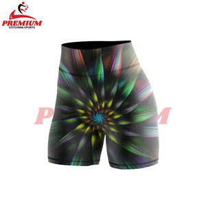 Alta elasticidad nueva moda impreso Biker Shorts entrenamiento desgaste Booty gimnasio Yoga Booty Shorts para mujeres precio al por mayor Yoga Tight - Product Image 6