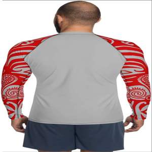 Rashguard Homme Standard à Manches Longues UPF 50 Écologique Respirant Séchage Rapide Anti-Bactérien Personnalisable Logo Surf - Product Image 4