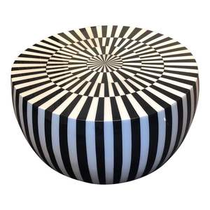 Mesa de Centro Hecha a Mano con Incrustaciones de Hueso y Arte Tradicional Indio para Decoración de Sala de Estar - Product Image 5