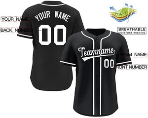 เสื้อเบสบอลทีมแบบกำหนดเอง ระบายอากาศได้ดี น้ำหนักเบา ซับเหงื่อ ผ้าโพลีเอสเตอร์ 100% เทคโนโลยีการพิมพ์แบบซับลิเมชั่นเต็มตัว คอเสื้อแบบคอกลม - Product Image 3