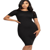 Robe décontractée longue jusqu'aux genoux pour femme, imprimée en sérigraphie, taille personnalisée, infroissable, en Spandex/Coton, coupe ajustée moulante, pour le quotidien