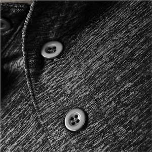 Camiseta de Polo de manga corta de corte clásico para hombre, 100% algodón, transpirable, bordada con el último diseño, patrón sólido de punto - Product Image 4