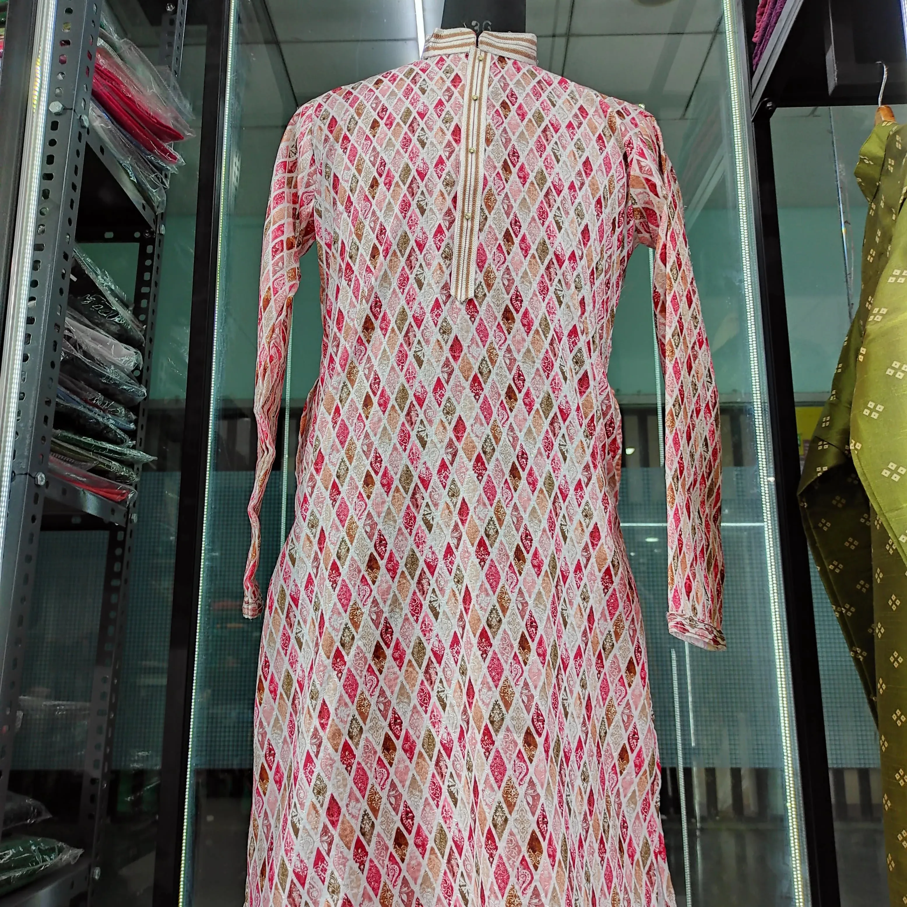 Katun kurta gaun pernikahan tradisional pria piyama kurta kemeja katun piyama kurta