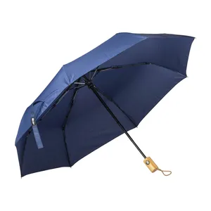 Mini Ombrello Ecologico in R-PET e Bambù per Gadget Promozionali - Product Image 1