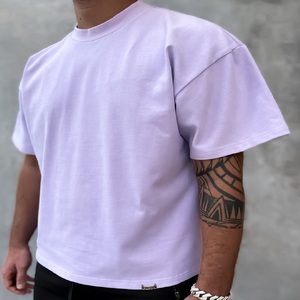 OEM100 % coton tissu doux dernière conception T-shirt à manches courtes et col rond prix de gros de l'usine du Bangladesh - Product Image 5