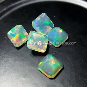 พลอยโอปอลเอธิโอเปียธรรมชาติ3มม. อัญมณีทรงเหลี่ยมตัดเป็นเหลี่ยมเพชรพลอยหลวมราคาขายส่งจากผู้ผลิตที่ได้รับการรับรองออนไลน์จากผู้ผลิตของแท้ - Product Image 1