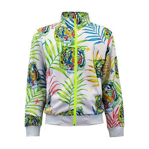 Ensemble de survêtement pour homme en polyester, fermeture éclair, respirant, léger, athlétique, jogging, tenue décontractée pour la salle de sport - Product Image 2